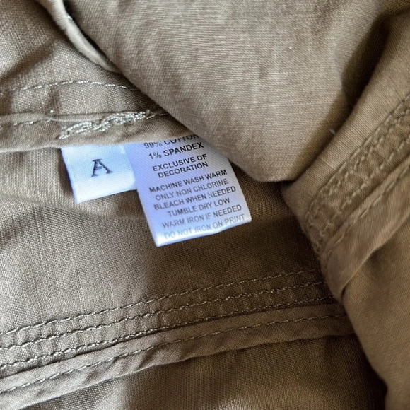 Ann Taylor LOFT Olive Tan Utility Jacket - Picture 8 of 8
